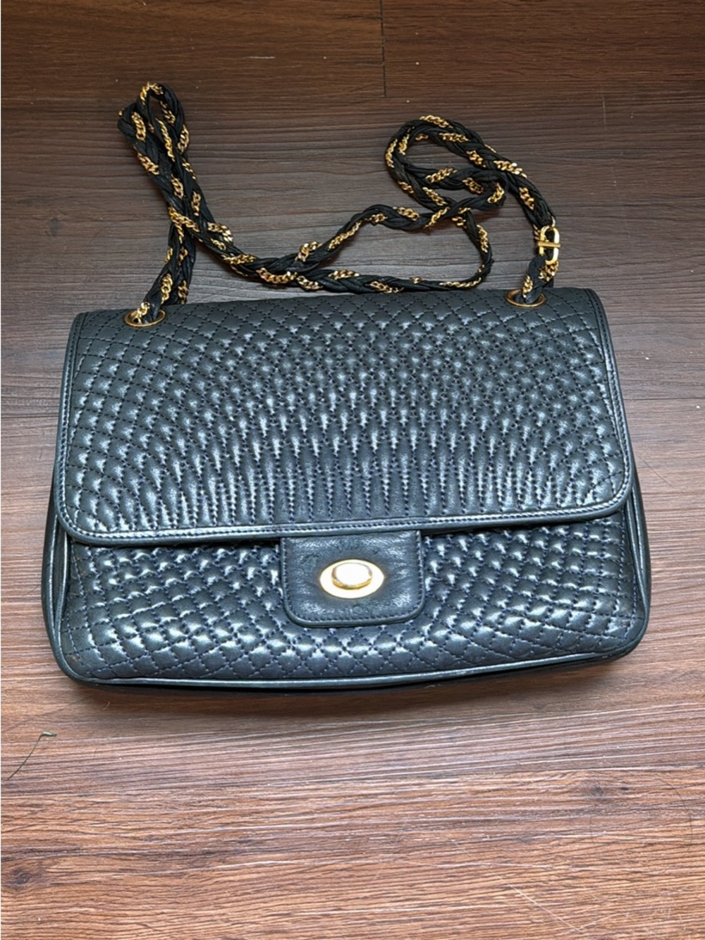 Vintage Bally Chain Shoulder Bag